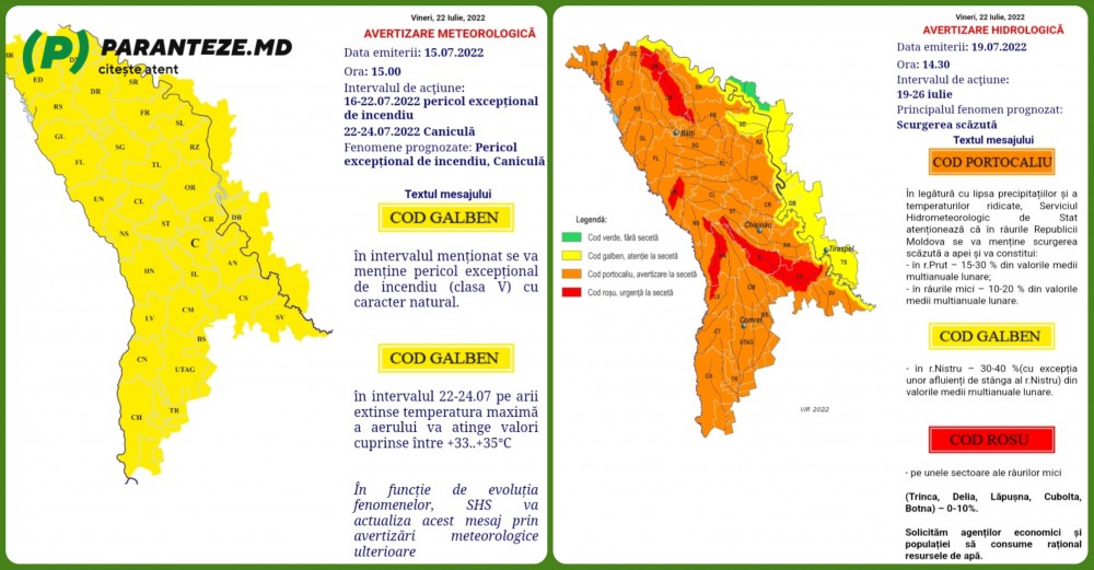 METEO // Republica Moldova prăjită la soare. Cum va fi vremea astăzi